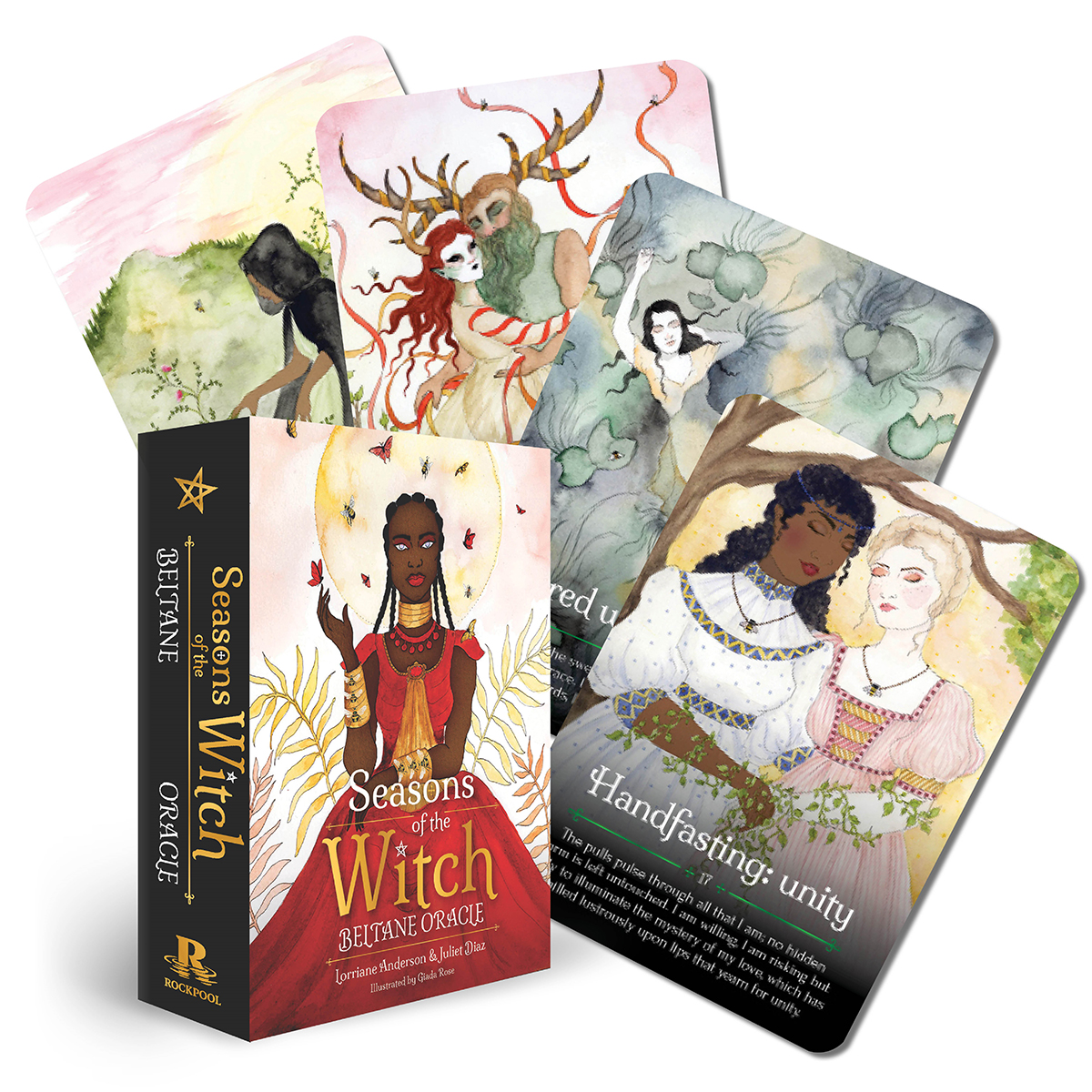 DSEAWITBE Season of the Witch Beltane Oracle Book by Anderson & Diaz