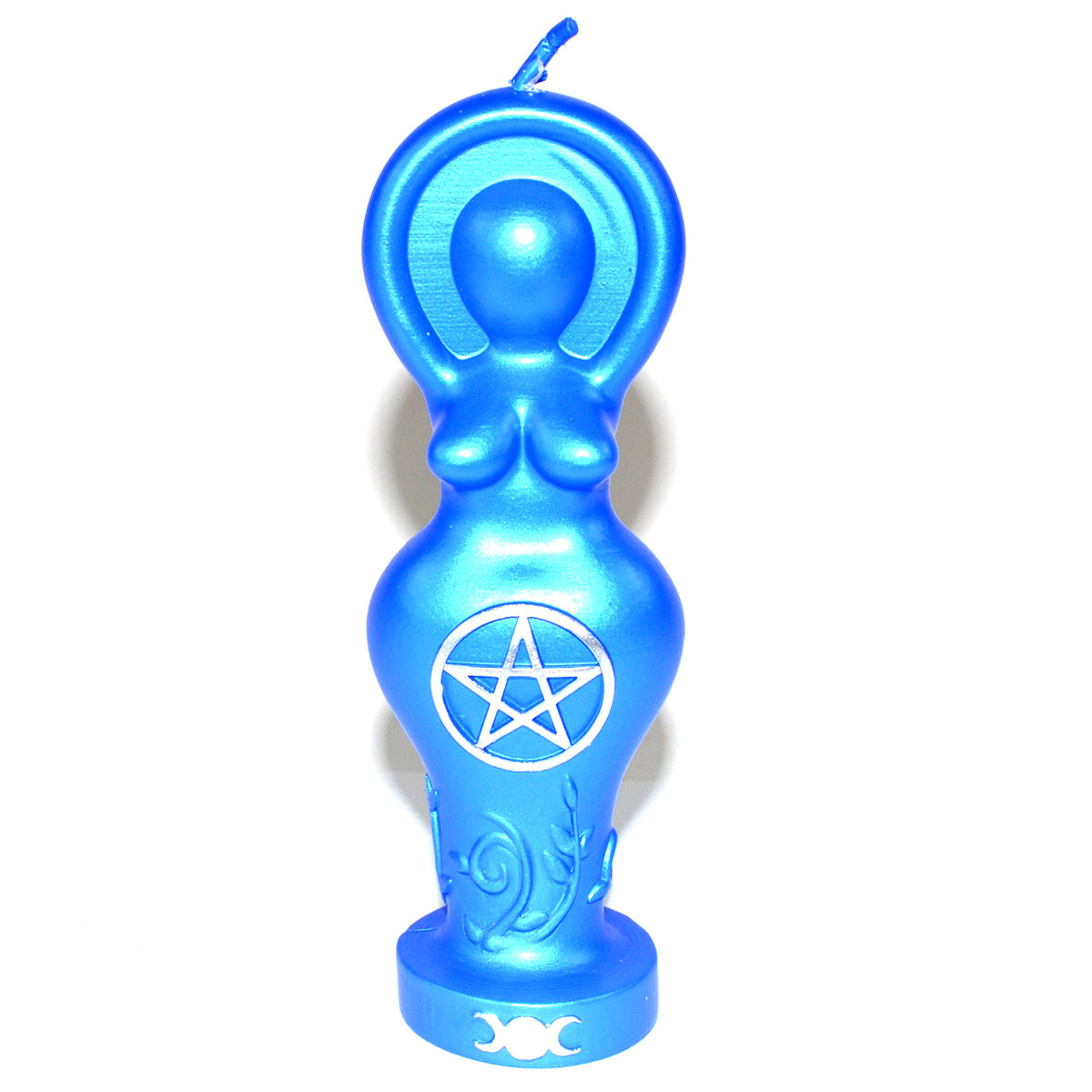 CGODBL 5.5 in. Blue Goddess Candle