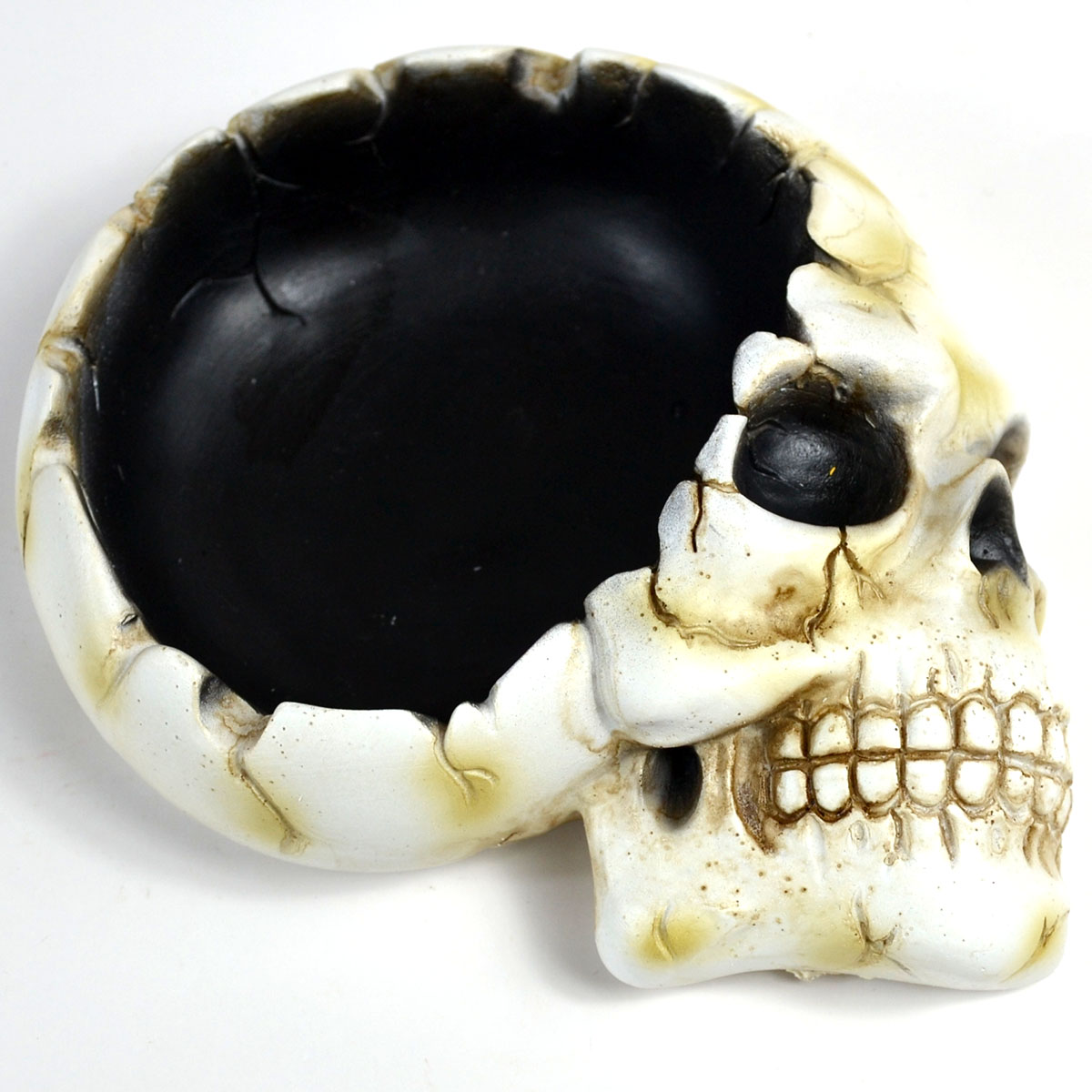 FAT3521 4.5 x 6 in. Skull Ashtray