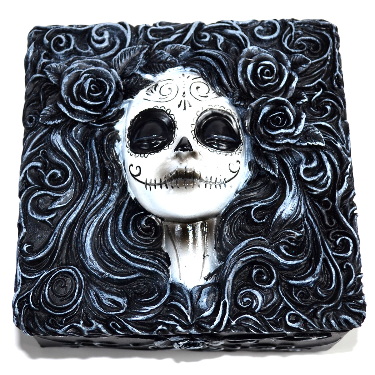 FB3494 4.25 x 4.25 in. Day of the Dead Box