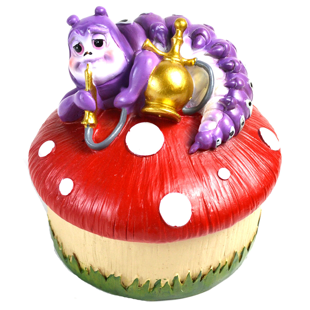 FB3525 4 in. Dia. Caterpillar Alice Mushroom Box