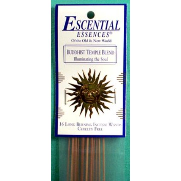 ISMBUDT Buddhist Temple Escential Essences Incense Sticks - Pack of 16