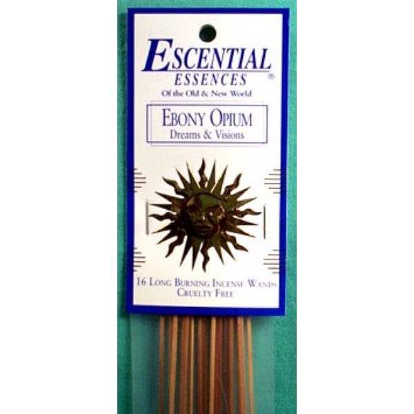 ISMEBOO Ebony Opium Escential Essences Incense Sticks - Pack of 16
