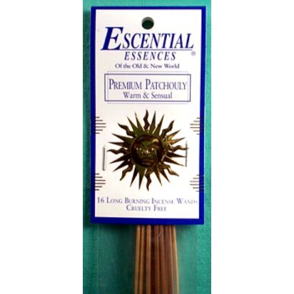 ISMPREP Premium Patchouli Escential Essences Incense Sticks - Pack of 16