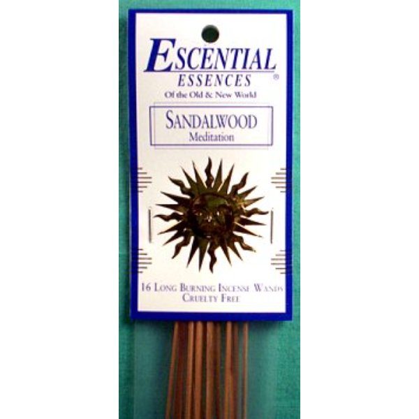 ISMSND Sandalwood Escential Essences Incense Sticks - Pack of 16