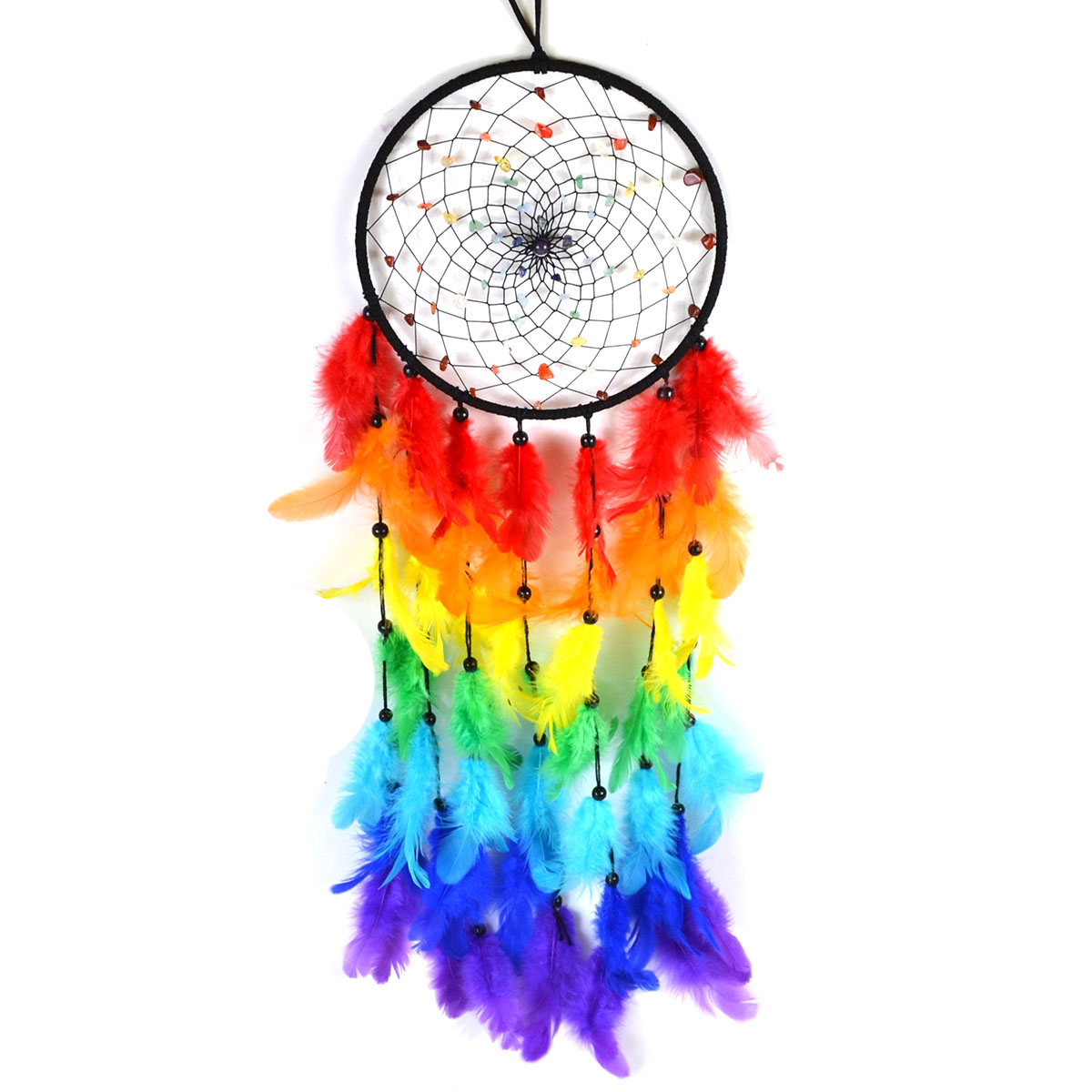 Azure Green RDC065 6.75 x 22 in. Chakra Dream Catcher
