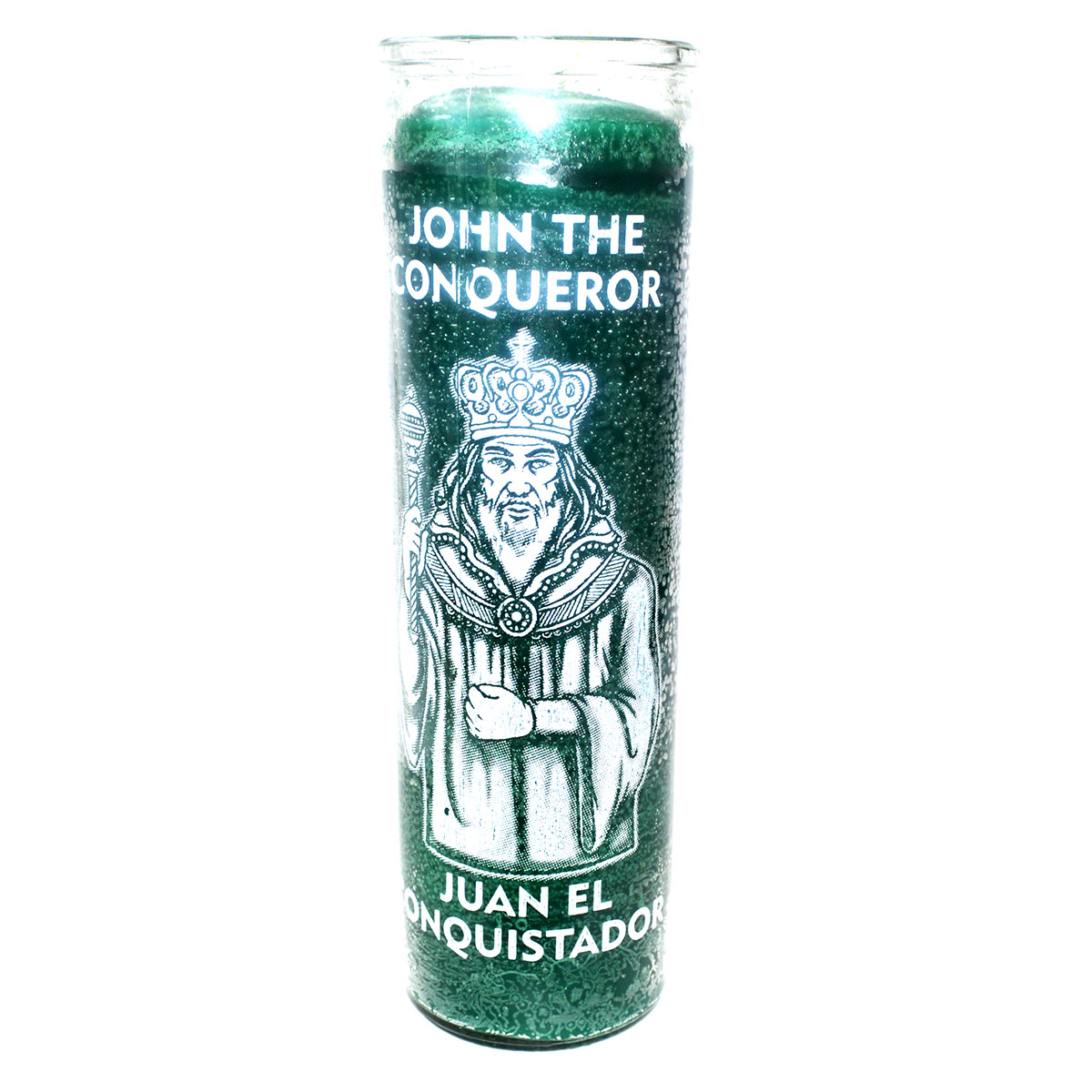 CJJOHC John the Conqueror Green Jar Candle