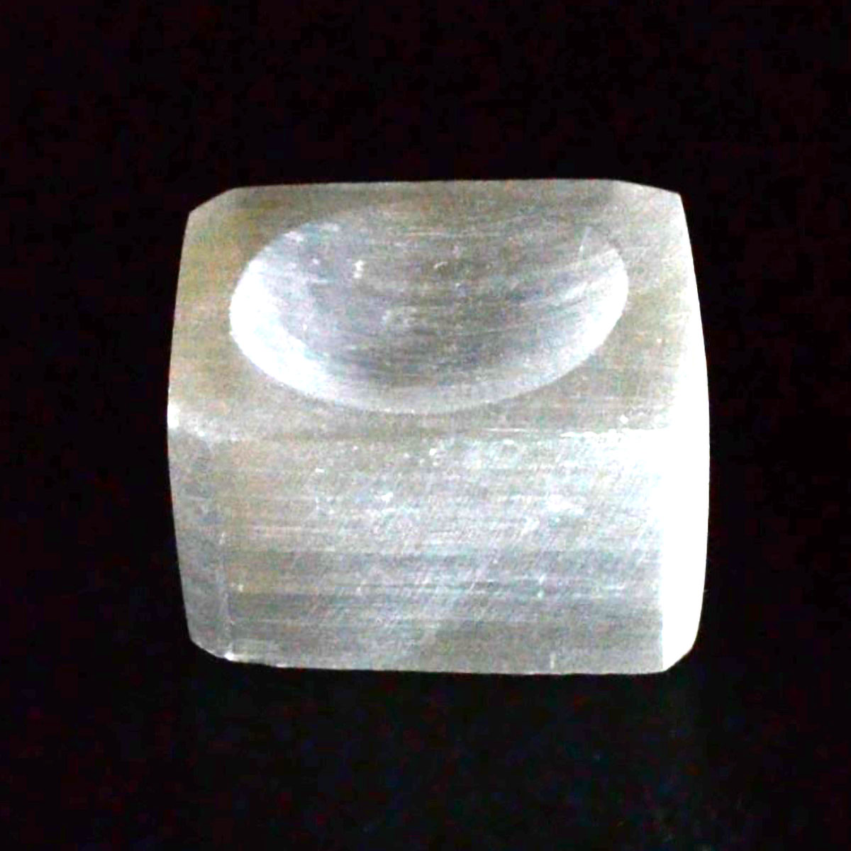 FCSEL Selenite Gazing Ball Stand, Small