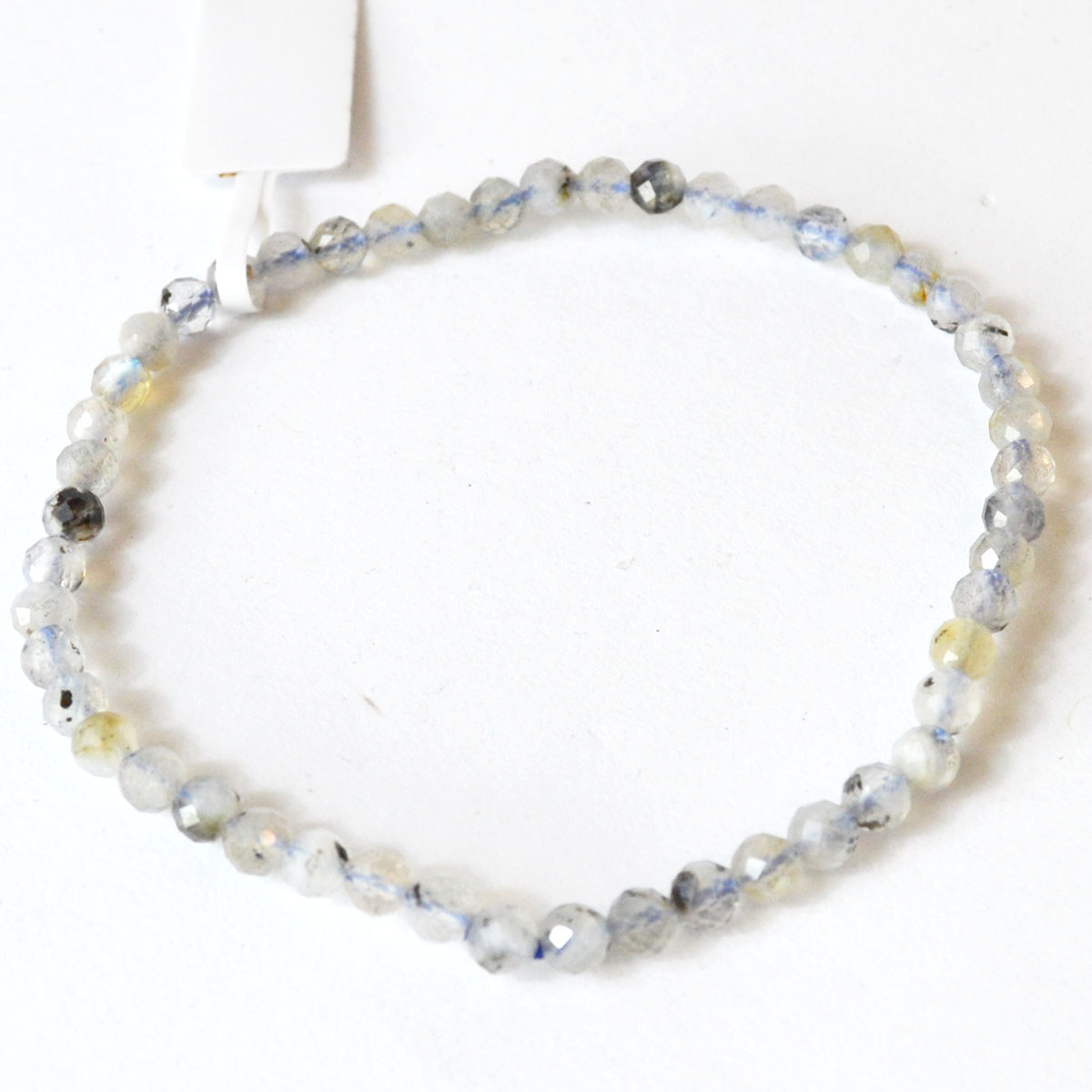 JB4614 4 mm Labradorite Faceted Bracelet