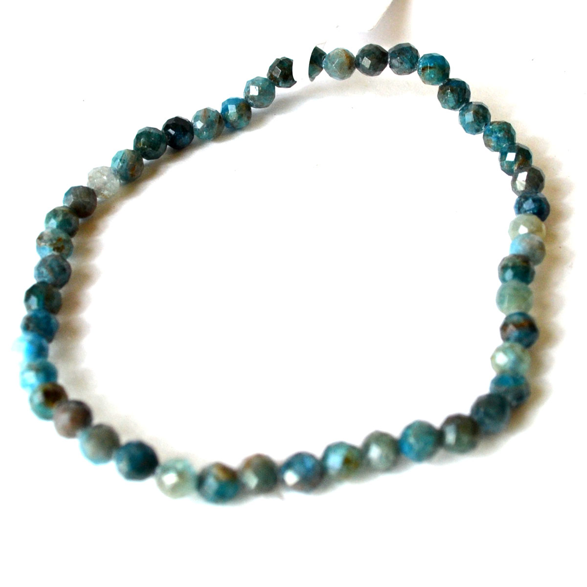 JB4821 4 mm Apatite Faceted Bracelet