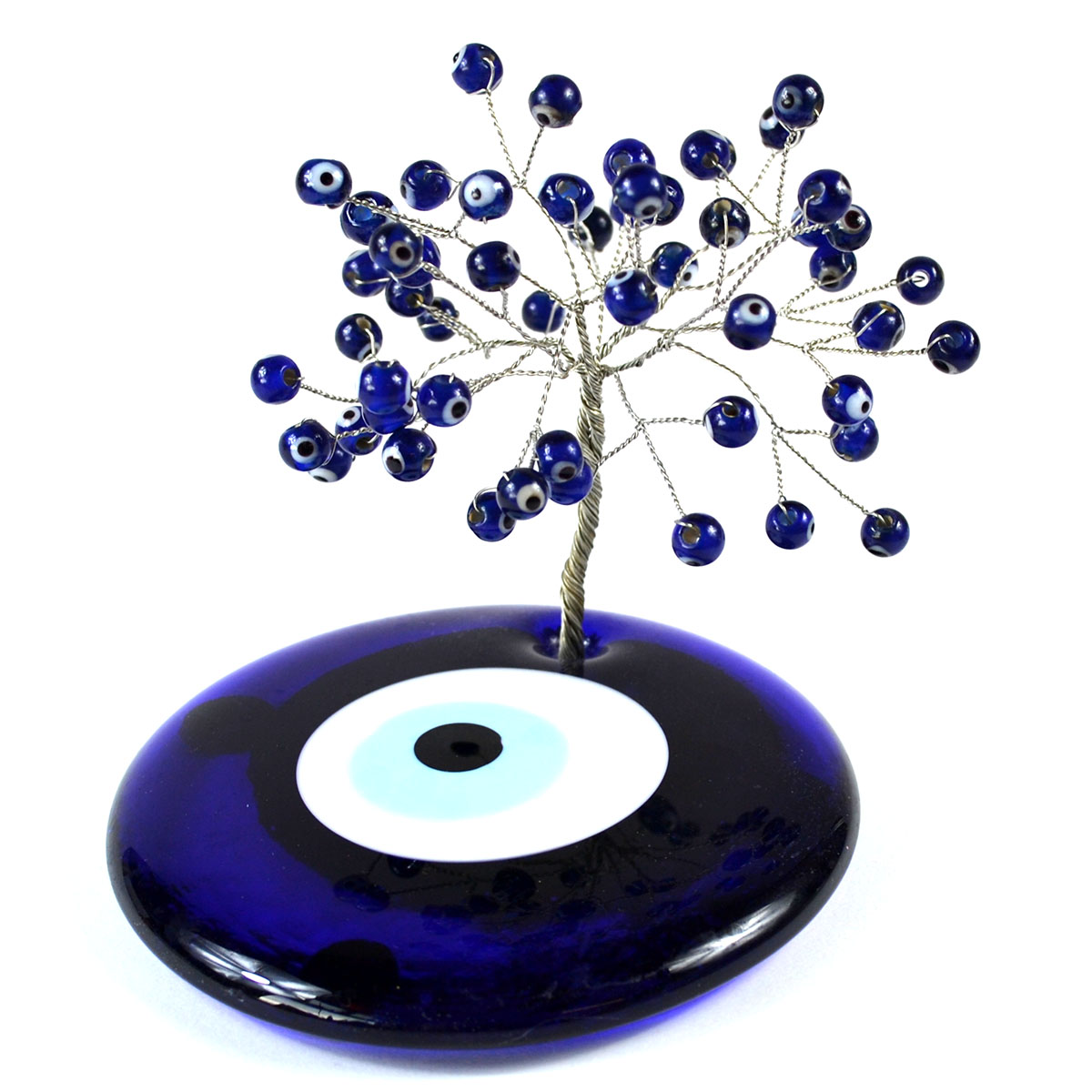 Azure Green FTR113 Evil Eye Gem Tree Decor Gemstone