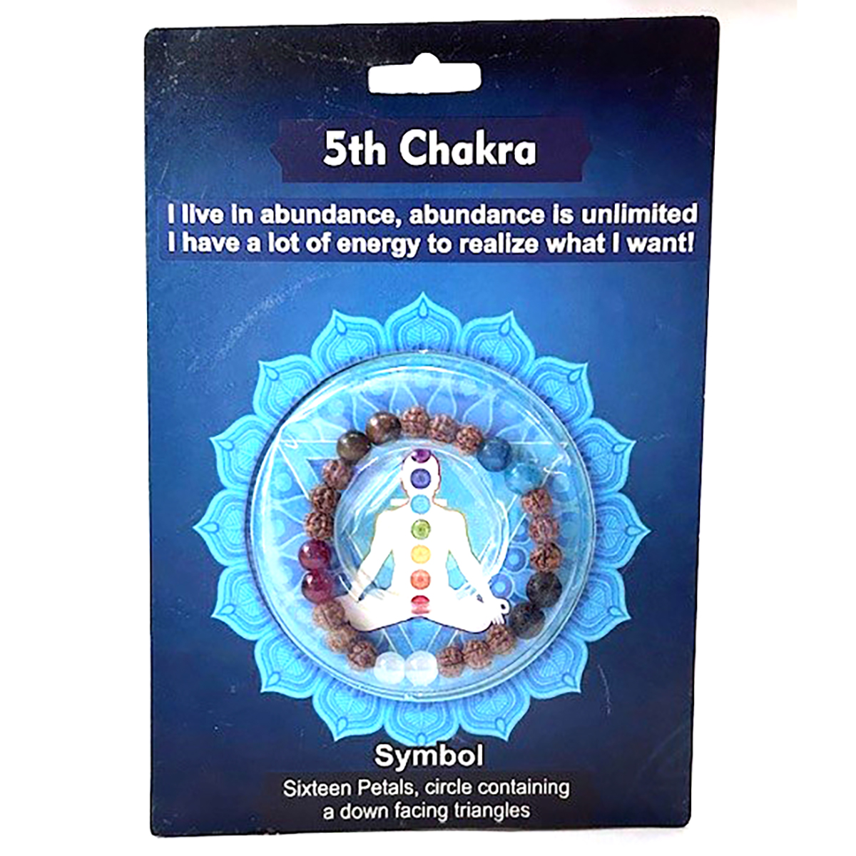 JB5CHA 5th Chakra Rudraksha Bracelet