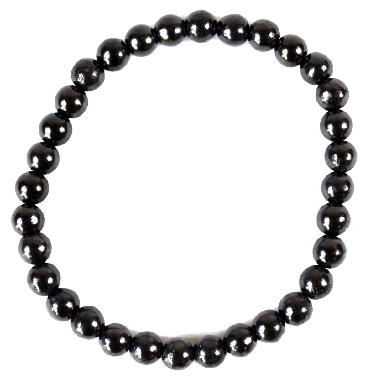 JB6003 6 mm Shungite Bracelet