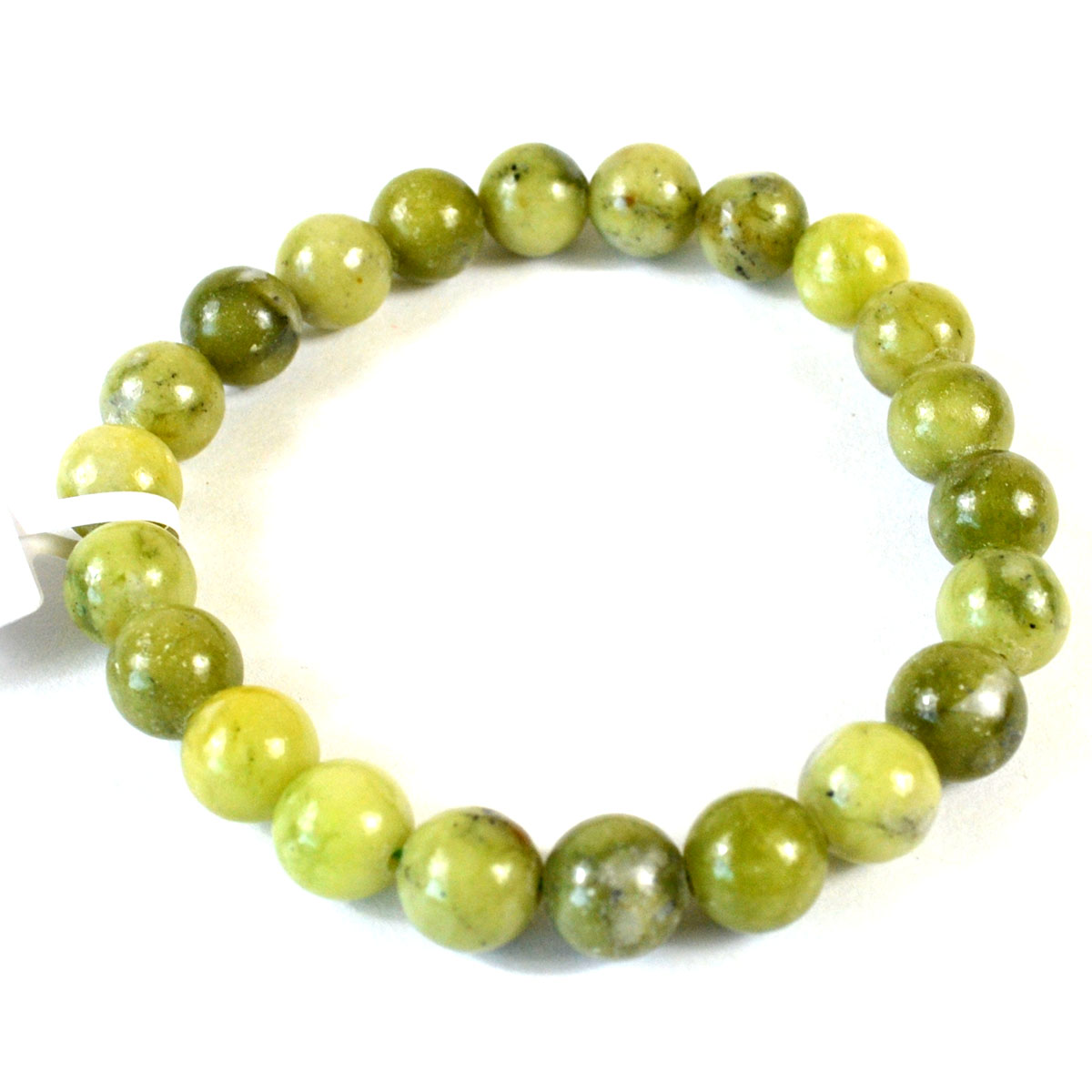 JB8212 8 mm Chinese Jade Bracelet