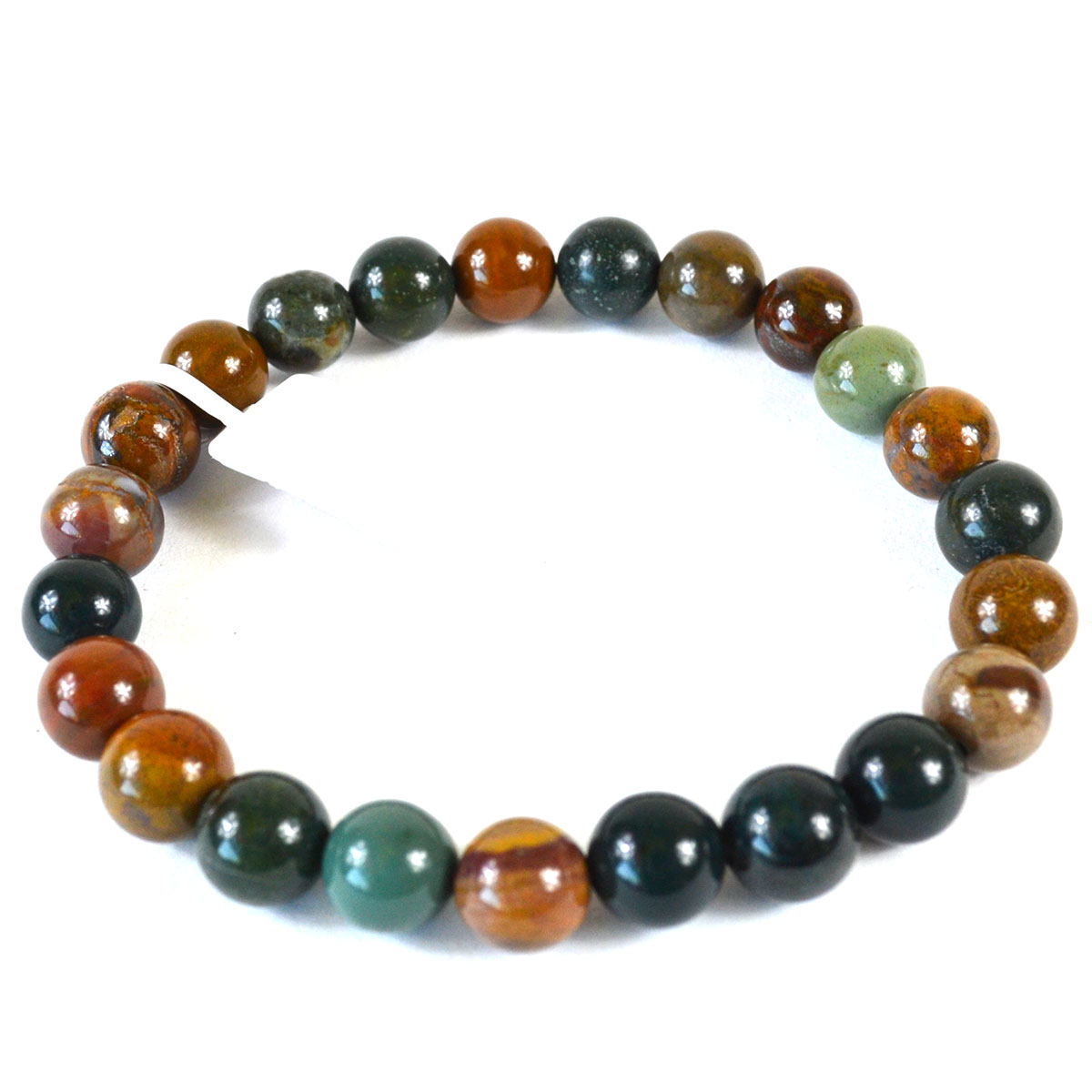 JB8376 8 mm Ocean Jasper Bracelet
