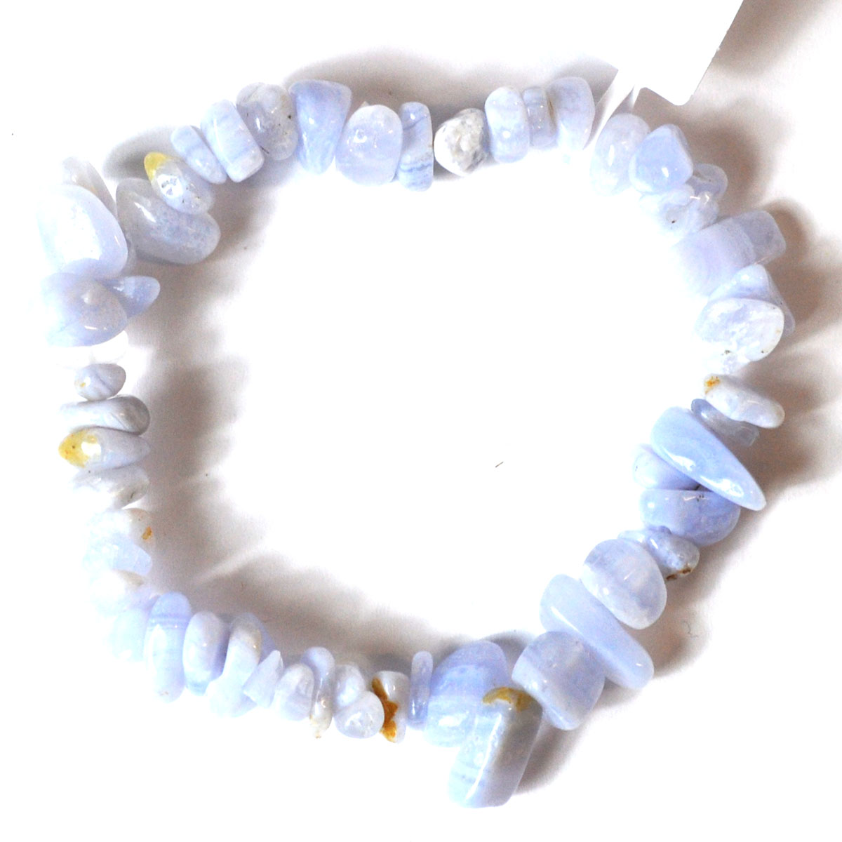 JBC681 Blue Lace Agate Chip Bracelet