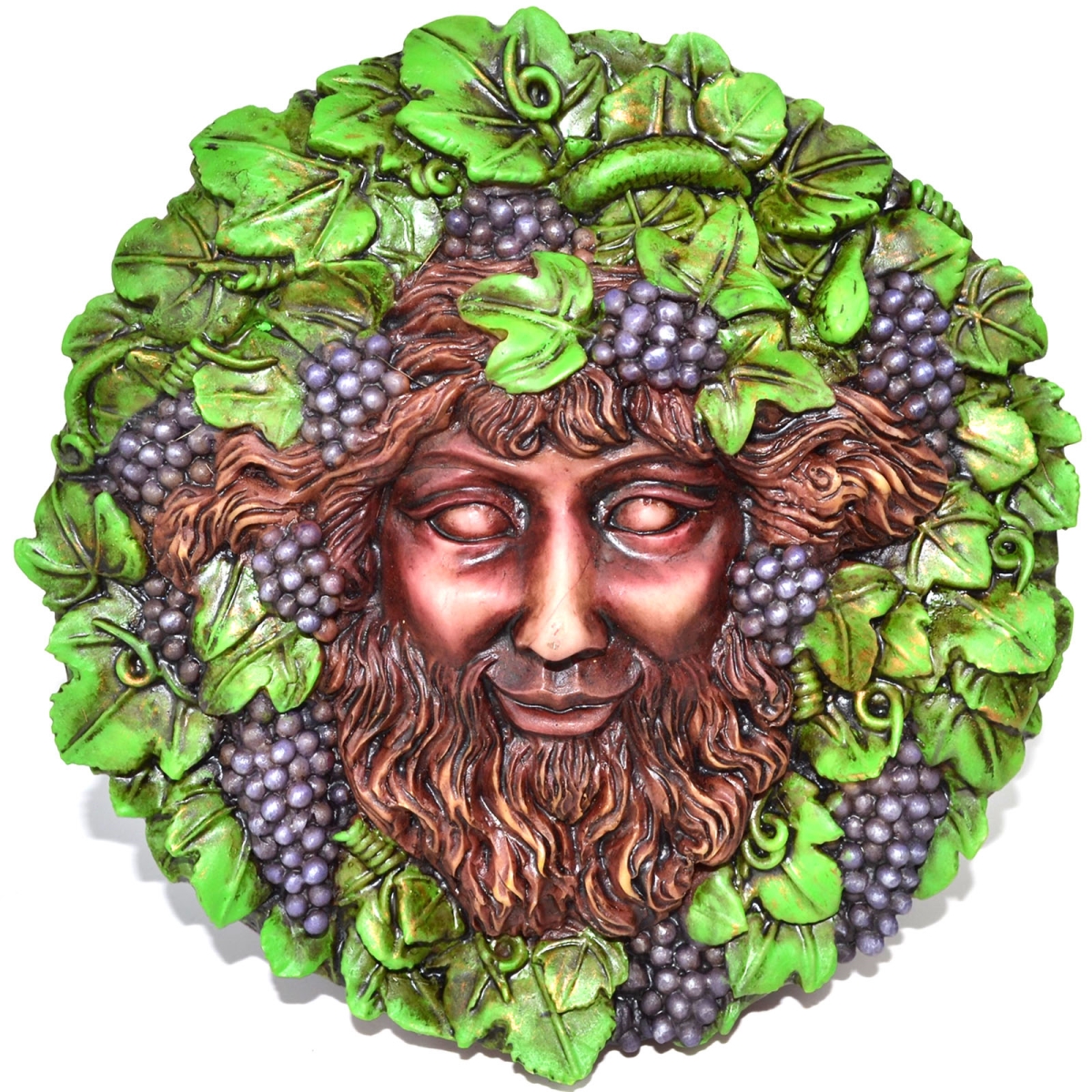 SB2559 5 in. Bacchus Wall Plaque