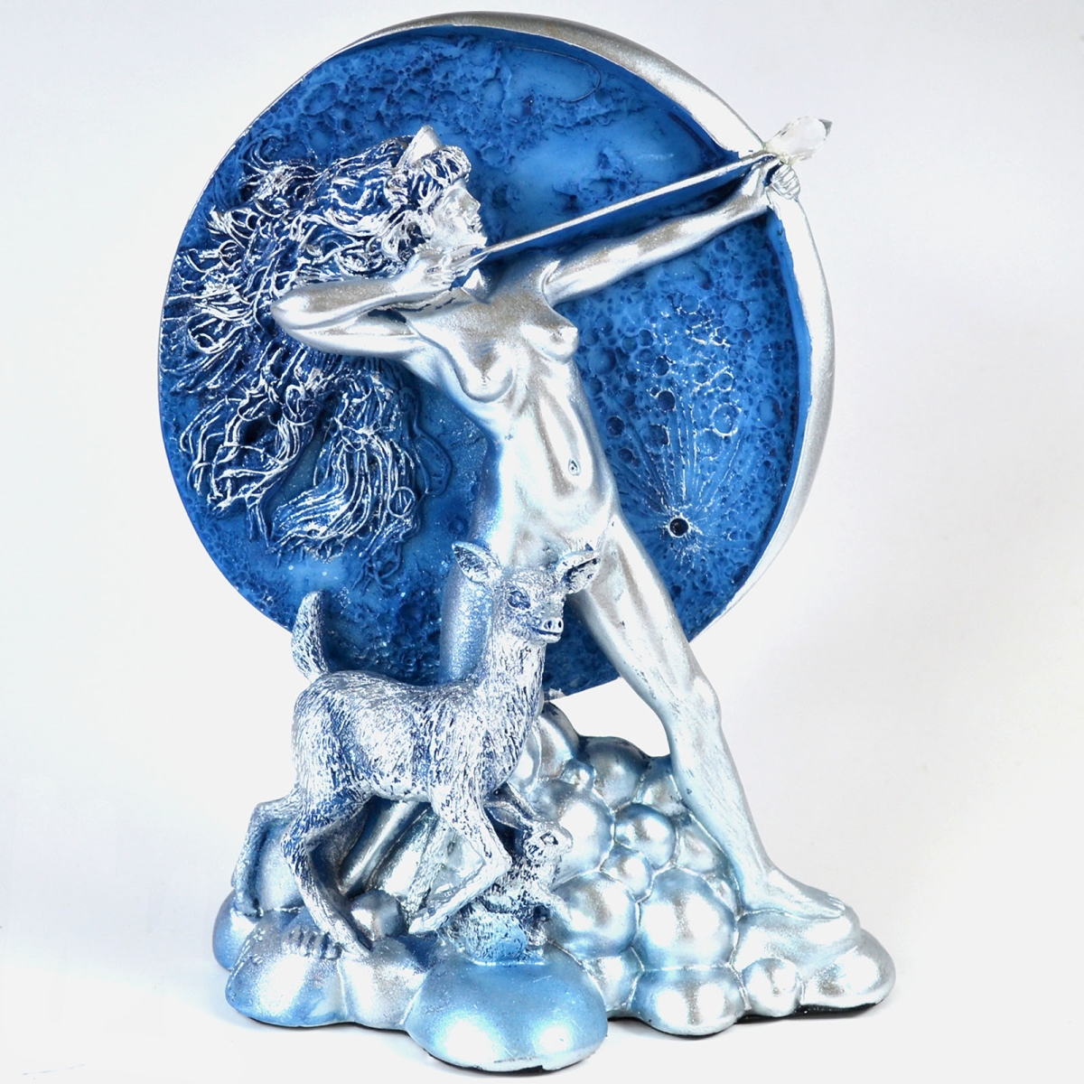 SD3128 7.25 in. Diana Moon Goddess Statue