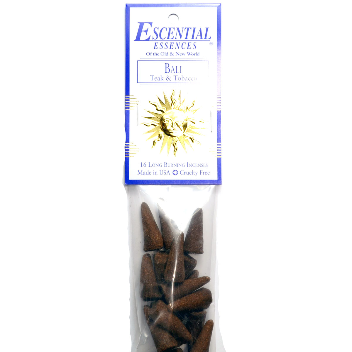 ICMBAL Bali Escential Essences Incense Cones - Pack of 16