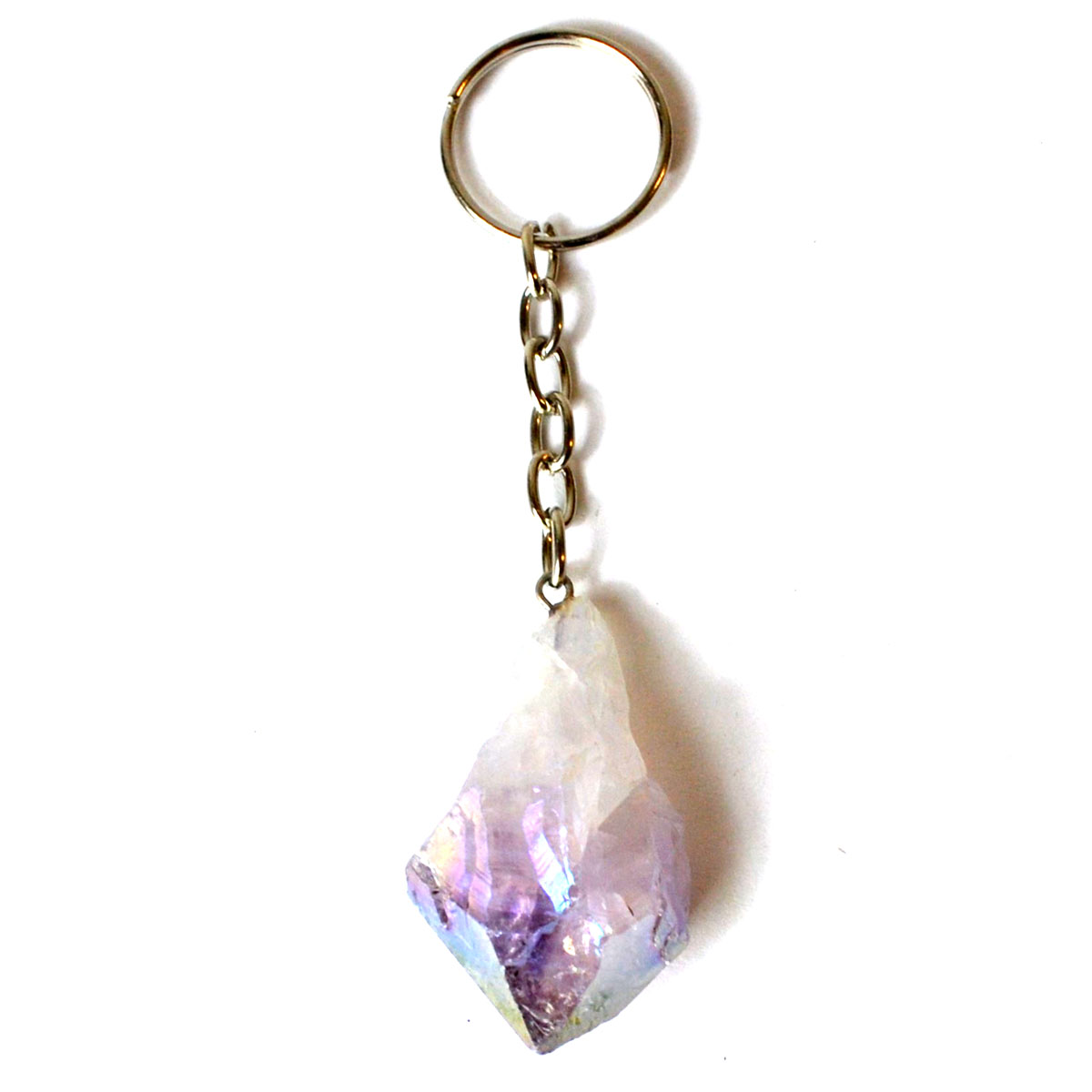 JKAMEA Amethyst Plated Aura Keychain