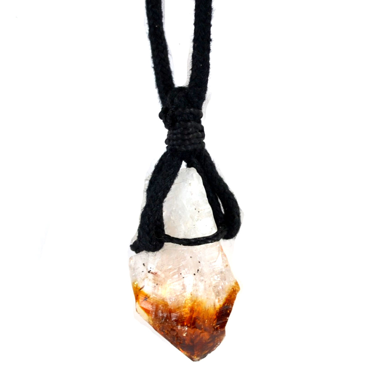 JNCIT Citrine with Cord Necklace