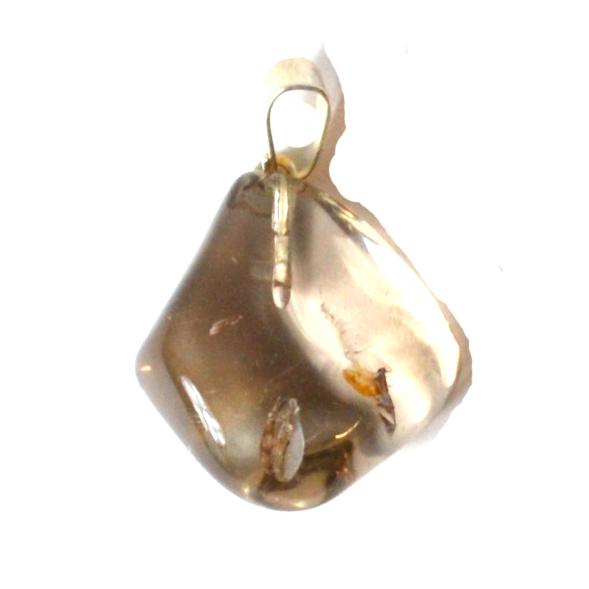 JTSCIT Citrine Tumbled Stone Pendant