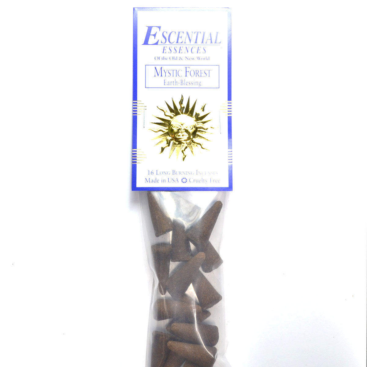 ICMMYSF Mystic Forest Escential Essences Incense Cones - Pack of 16