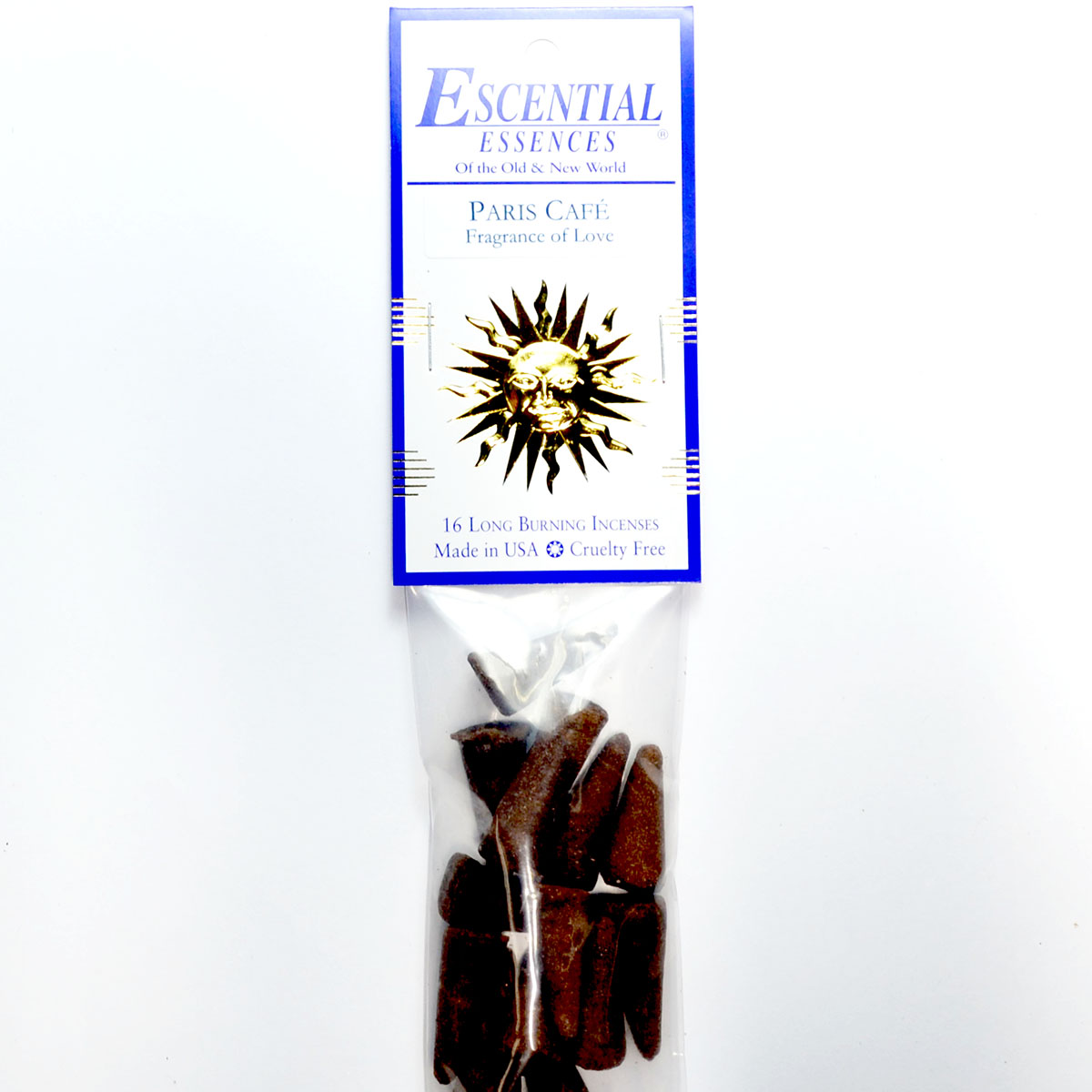 ICMPARC Paris Cafe Escential Essences Incense Cones - Pack of 16