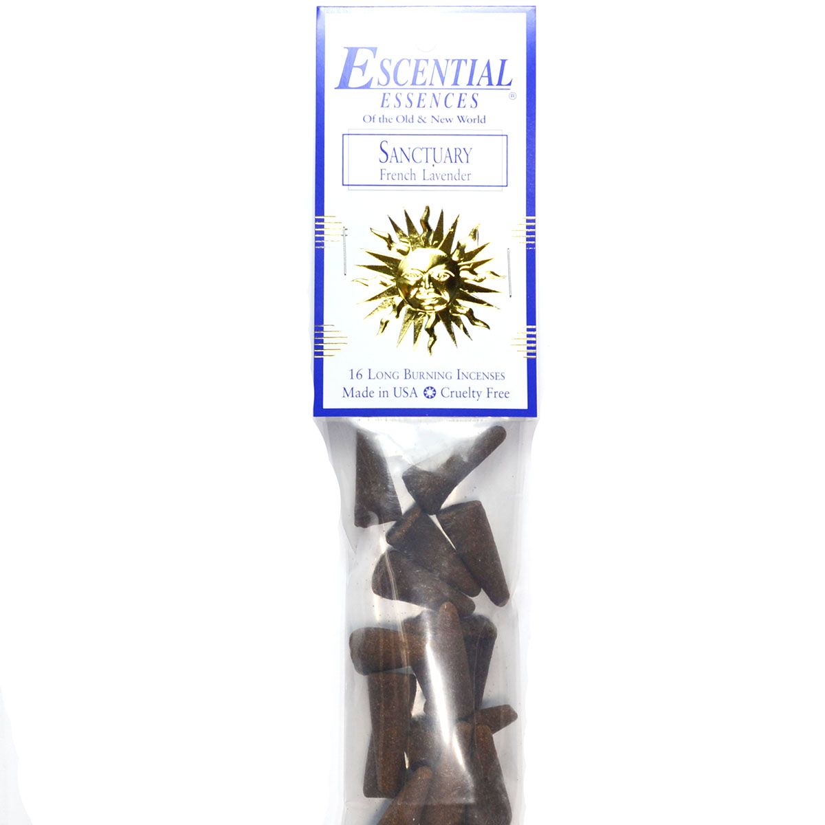 ICMSANC Sanctuary Escential Essences Incense Cones - Pack of 16