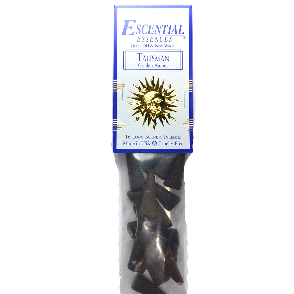 ICMTAL Talisman Escential Essences Incense Cones - Pack of 16