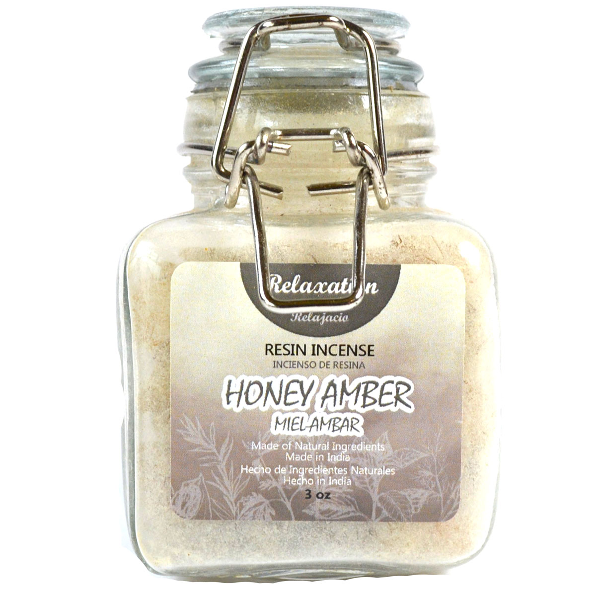 IRREL 3 oz Relaxation Honey Amber Resin Jar