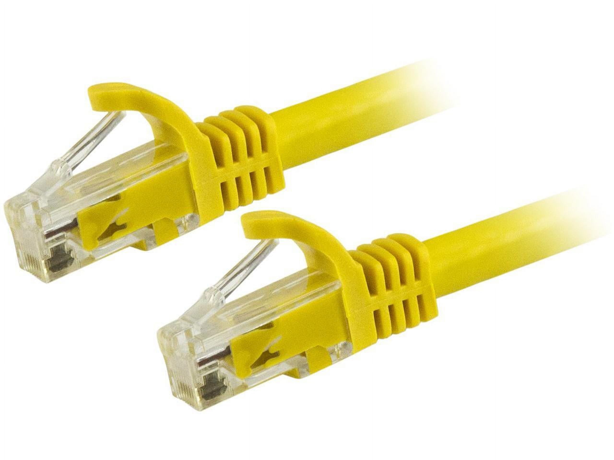 30 ft. Cat6 Ethernet Patch Cable with Snagless RJ45 - Yellow