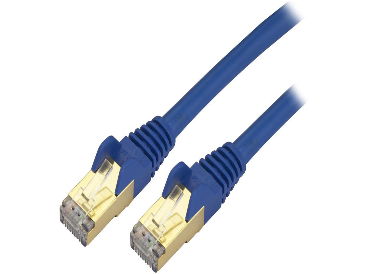 4 ft. Cat6a Ethernet Patch Cable Shielded - Blue