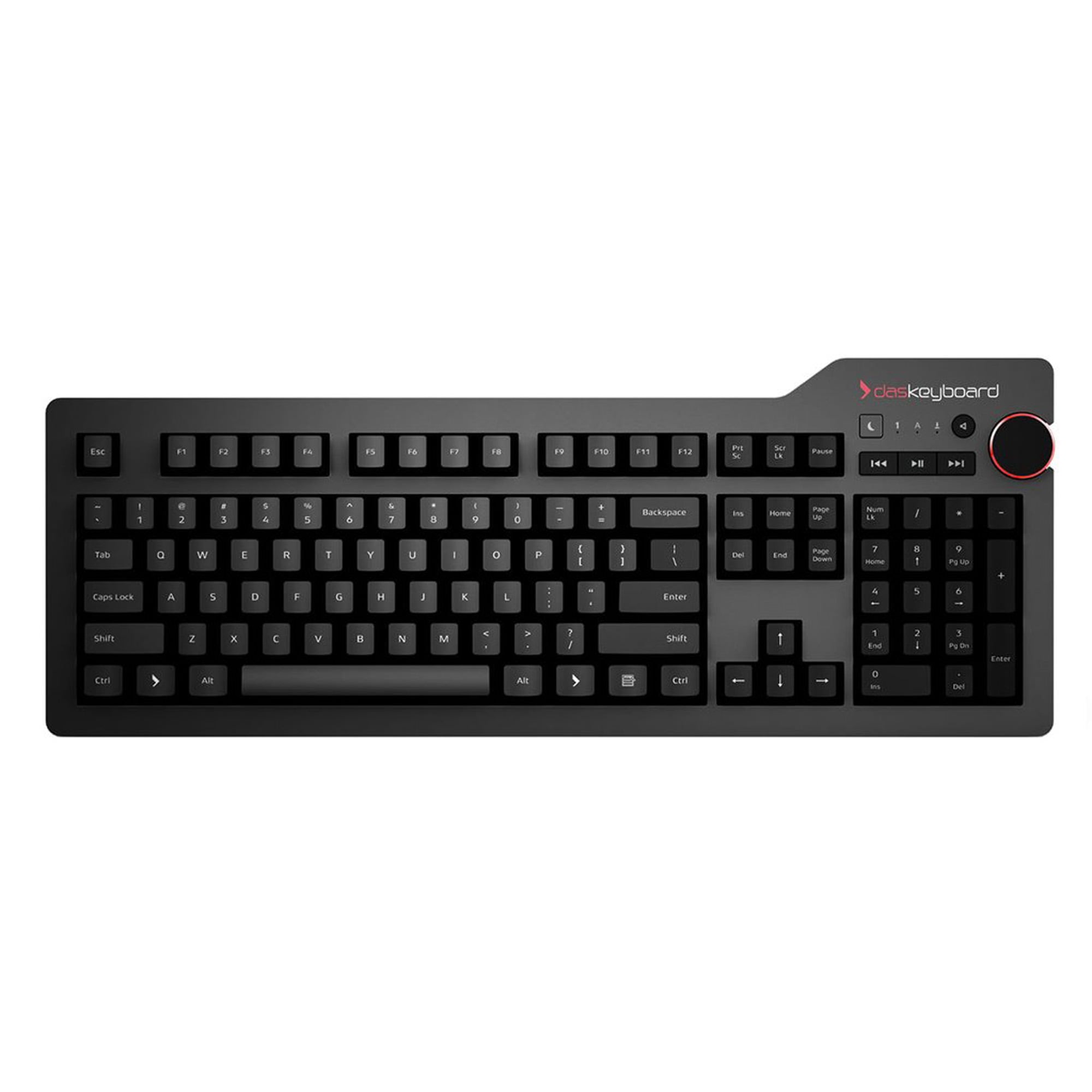Picture of Das Keyboard DKPKDK4P0MNS0USX 4 Root Soft Tactile Cherry MX Brown Mechanical Keyboard