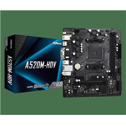 Picture of Asrock A520M-HDV AMD AM4 A520 Maximum 64GB DDR4 PCIE HDMI DVID Dsub Motherboard