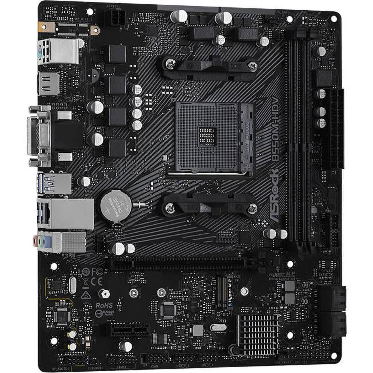 Picture of ASRock B550M-HDV MB AMD AM4 Ryzen B550 Maximum 64GB DDR4 Micro ATX Motherboard