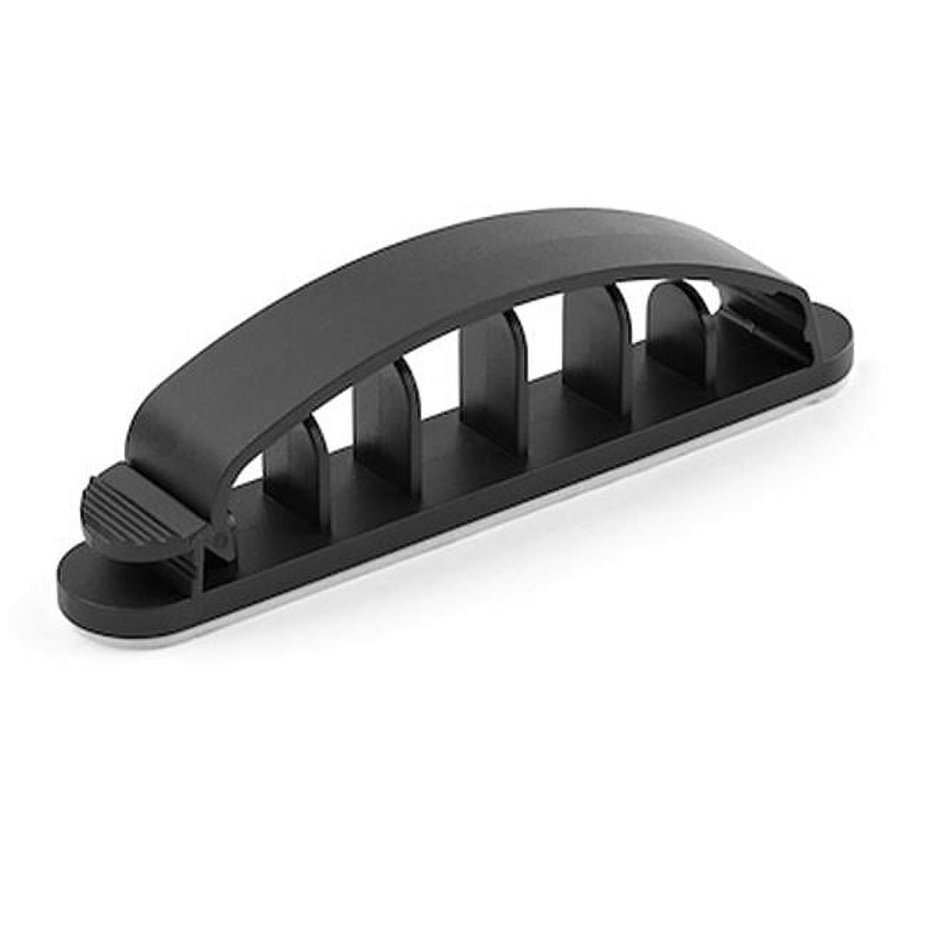 6 Slot Cable Management Clips Self Adhesive - Pack of 100