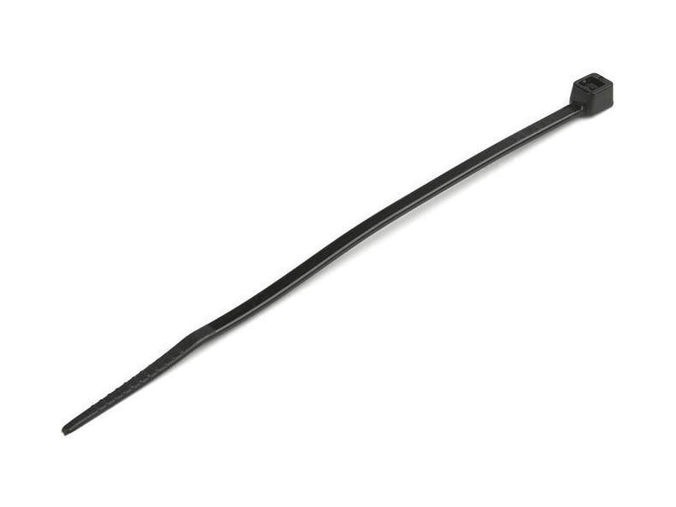 4 Cable Nylon Plastic Zip Tie, Black - Small - Pack of 1000