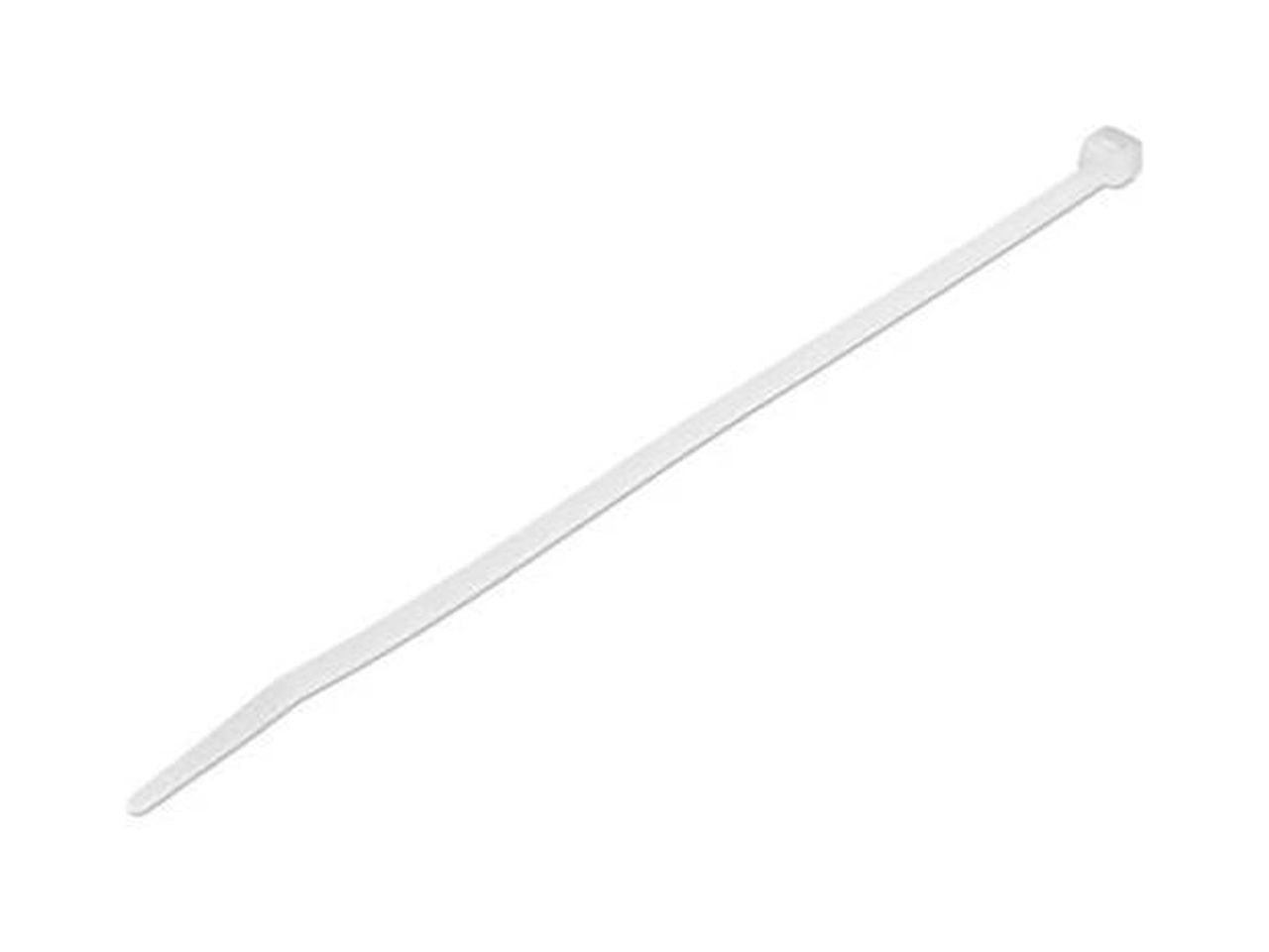 8 Cable Nylon Tie, White - Large - Pack of 100