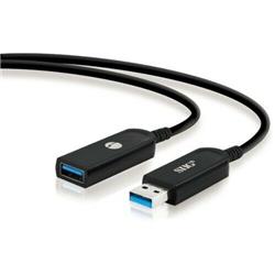 50 m USB 3.0 AOC Male to Female Active Cable, Black