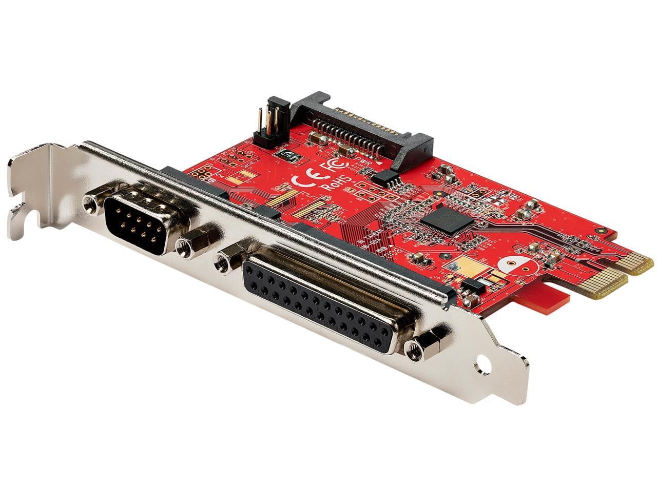 PEX1S1P950 PT PCIe Card with Serial & Parallel Port