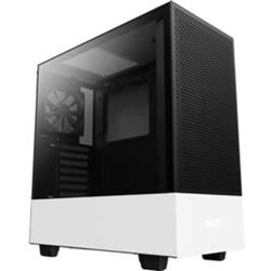 Picture of NZXT CA-H52FW-01 H510 Flow Compact Mid-Tower SGCC Steel Computer Case&#44; White