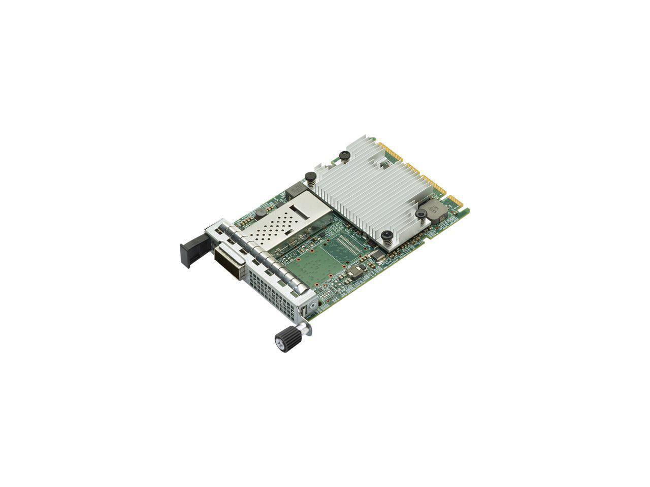 Picture of Broadcom BCM957504-N1100G Network 100Gb per sec QSFP56 PCI Express4.0x16 OCP3.0 SFF Network Adapter Brown Box