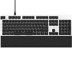 Picture of NZXT KB-1FSUS-WR PC Gaming Mechanical Keyboard with Hot Swappable Key Switch Socket&#44; White