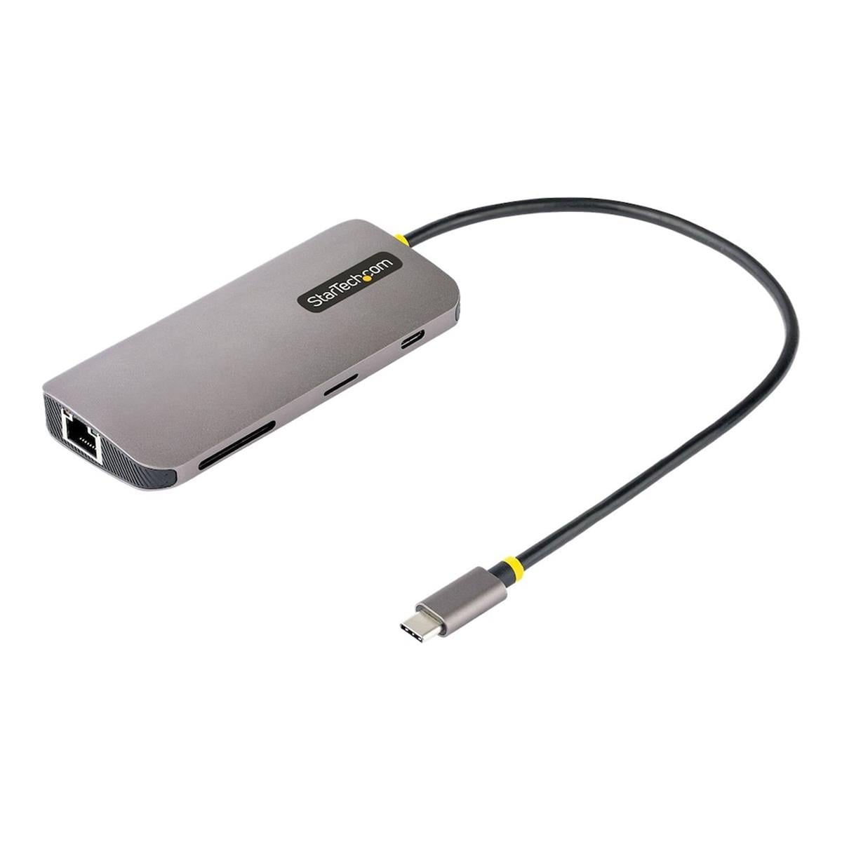 115B-USBC-MULTIPORT 4K 60 Hz 100W 3 Port USB C Multiport Adapter, Space Gray