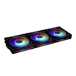 120 mm UNI FAN SL Infinity Fluid Dynamic Bearing Case Fan, Black - Pack of 3