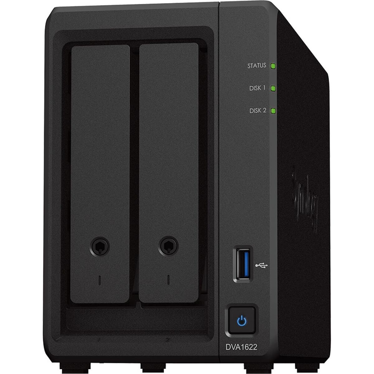 DVA1622 16-Channel 2-Bay Deep Learning NVR Diskless
