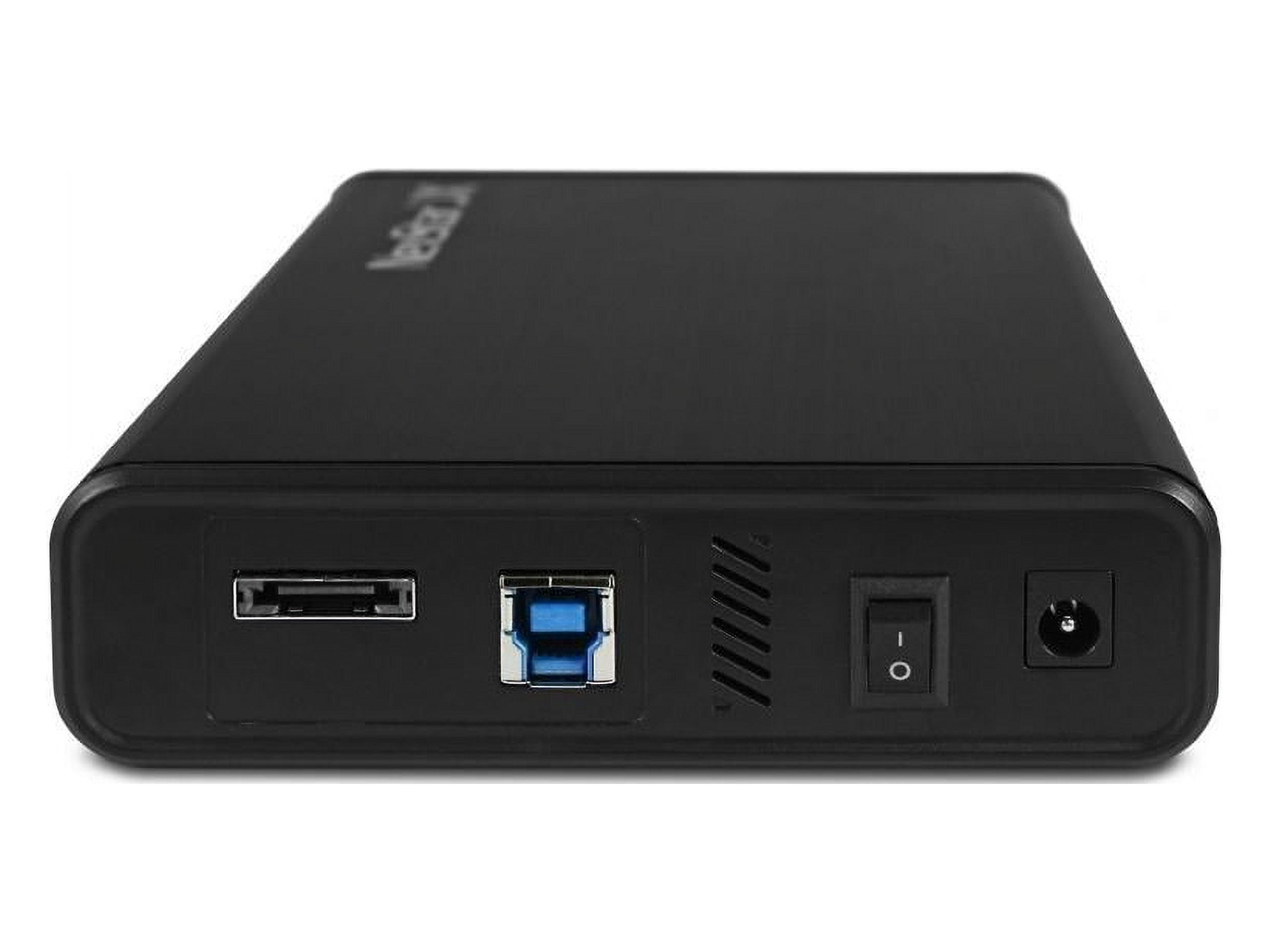 Picture of Vantec Thermal Technologies NST-358SU3-BK 3.5 or 2.5 in. NexStar JX USB 3.2 SATA3 Enclosure with eSATA