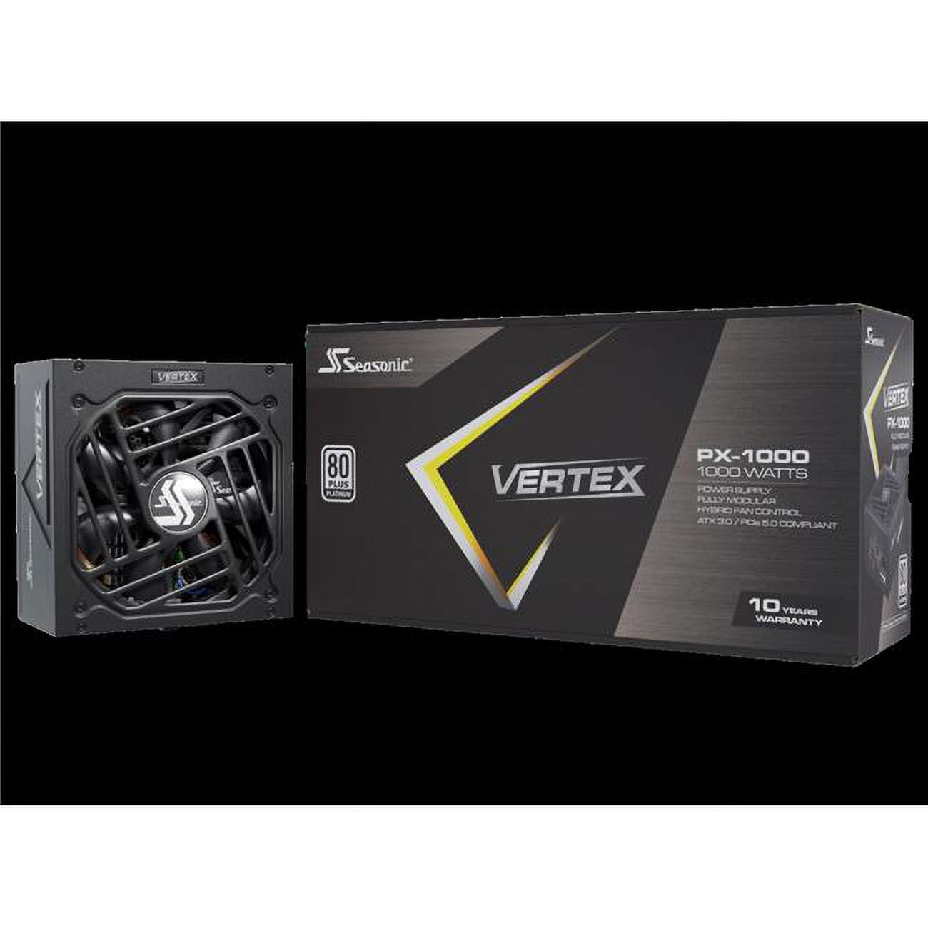 Vertex PX-1000 ATX3.0 1000W 80 Plus Platinum Fully Modular Power Supply
