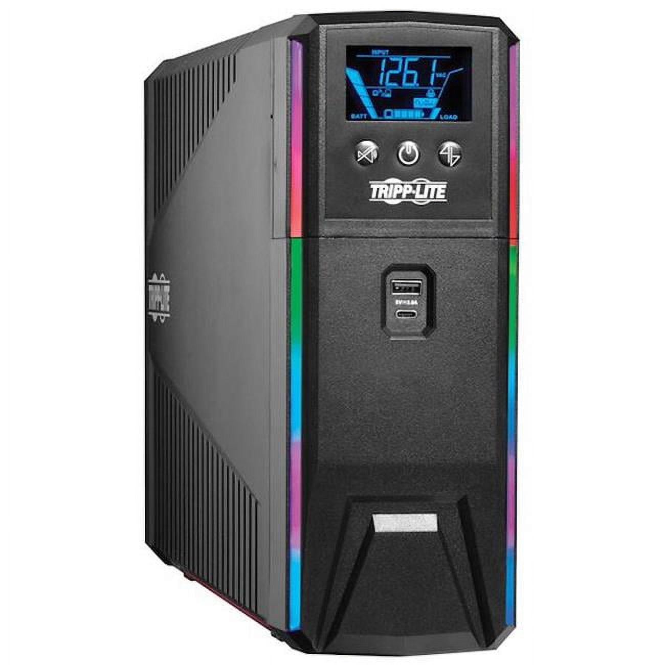 Picture of Tripp-Lite SMART1500PSGLCD 1500VA 900W 120V Pure Sine Wave Gaming UPS Battery